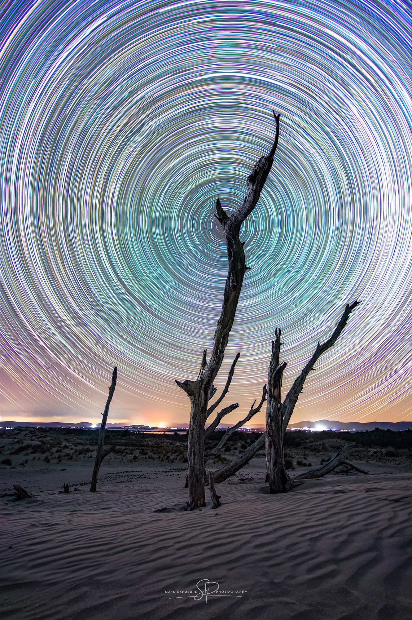 Porto Pino startrail