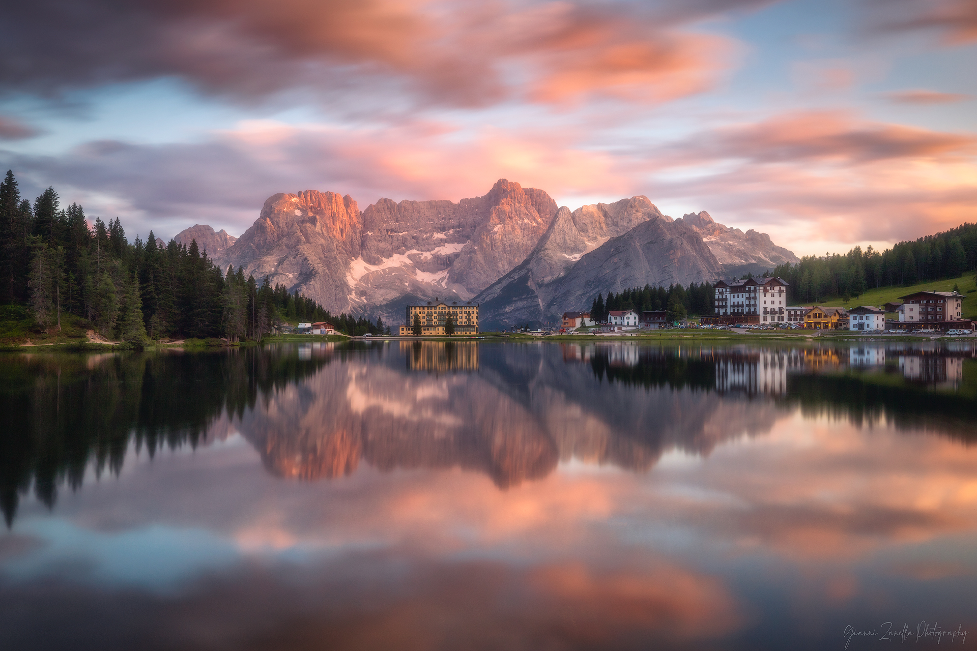 Misurina, 180 secondi di tramonto