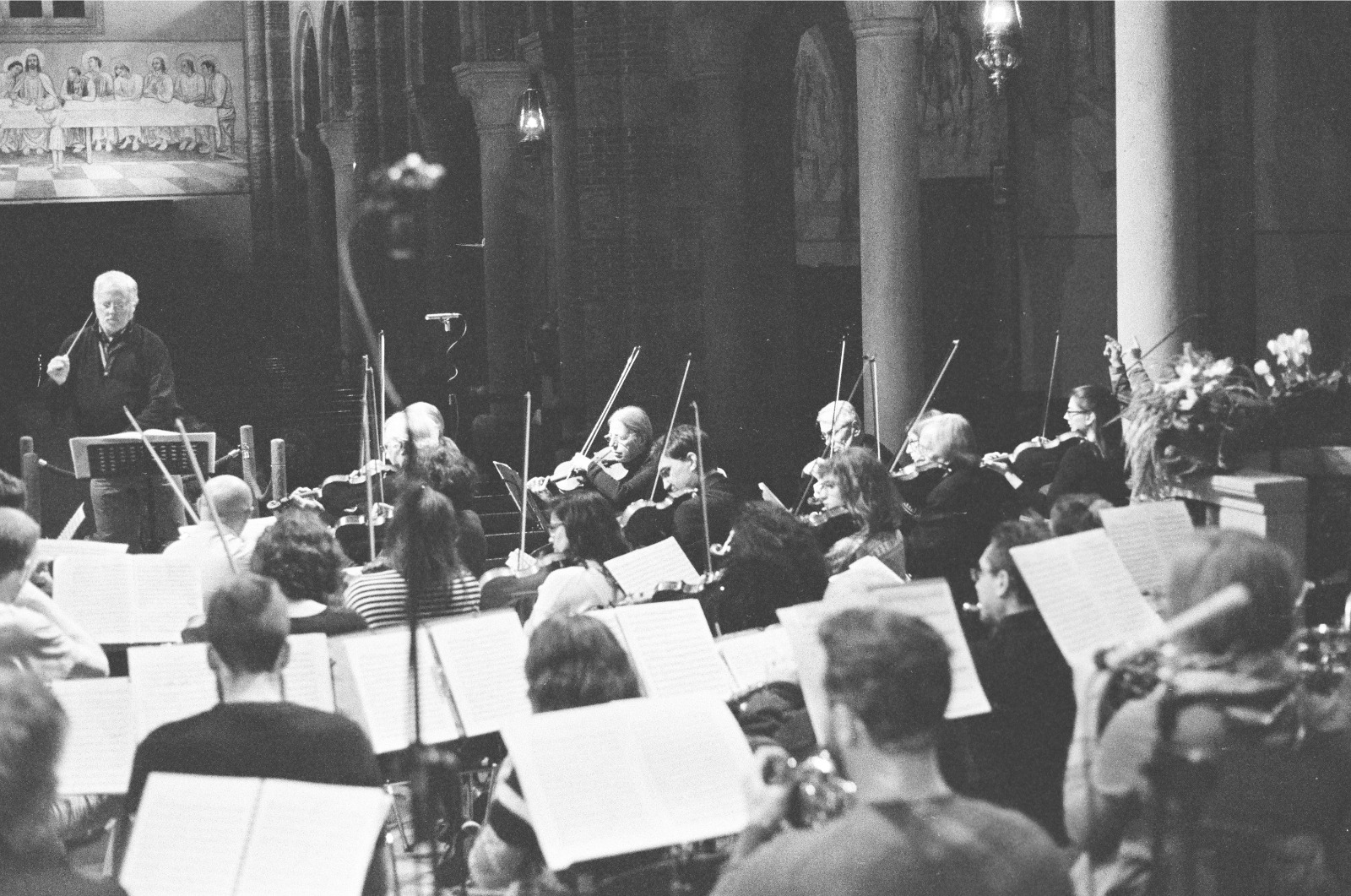 Orchestra in action