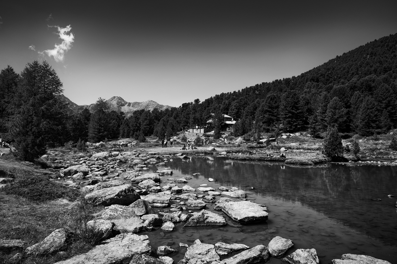 Lake of the Bagnour refuge, Val Varaita CN