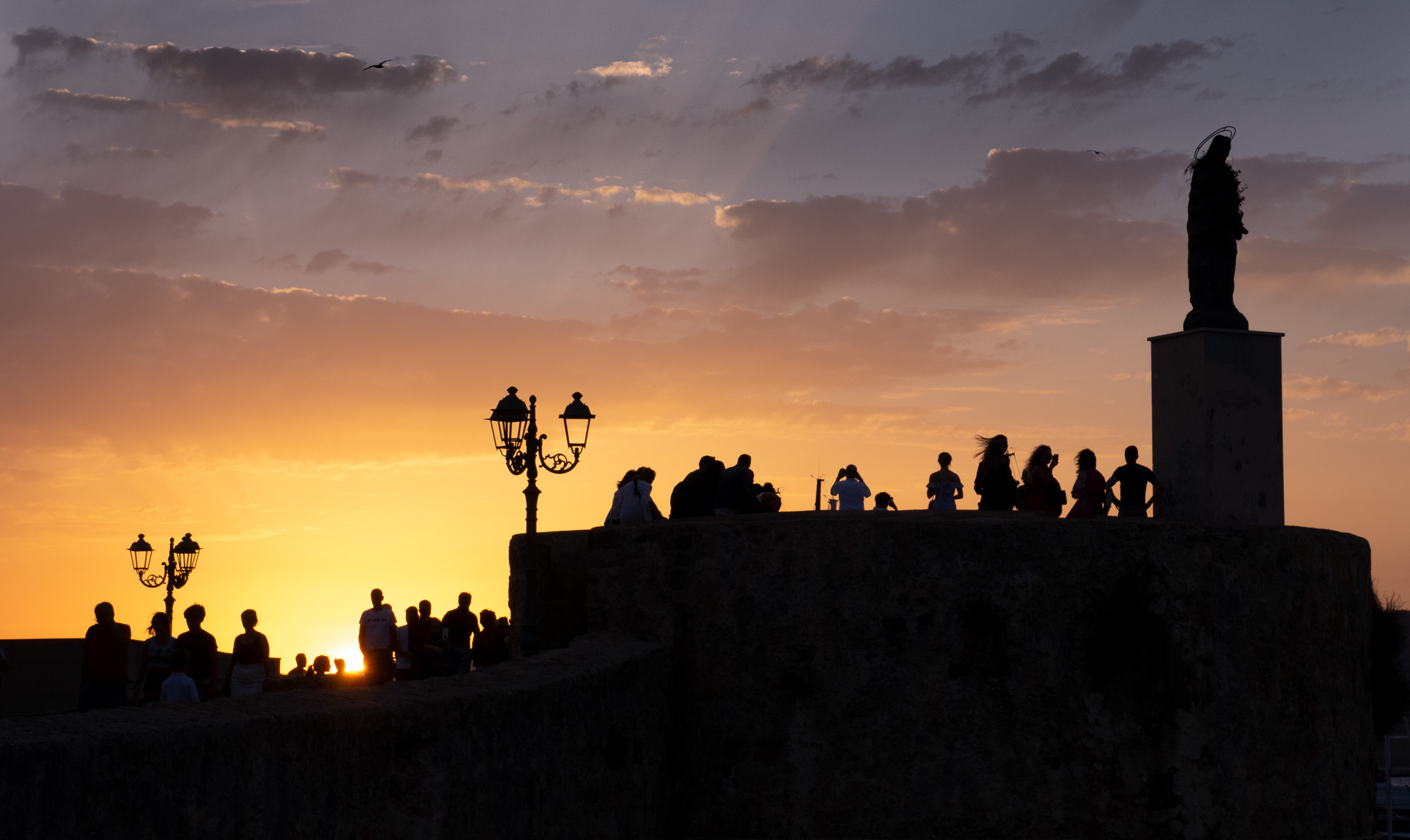 Silouettes at sunset