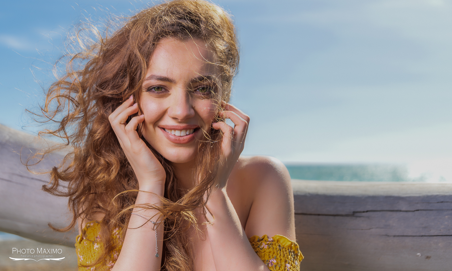 Miriana, ritratto al mare