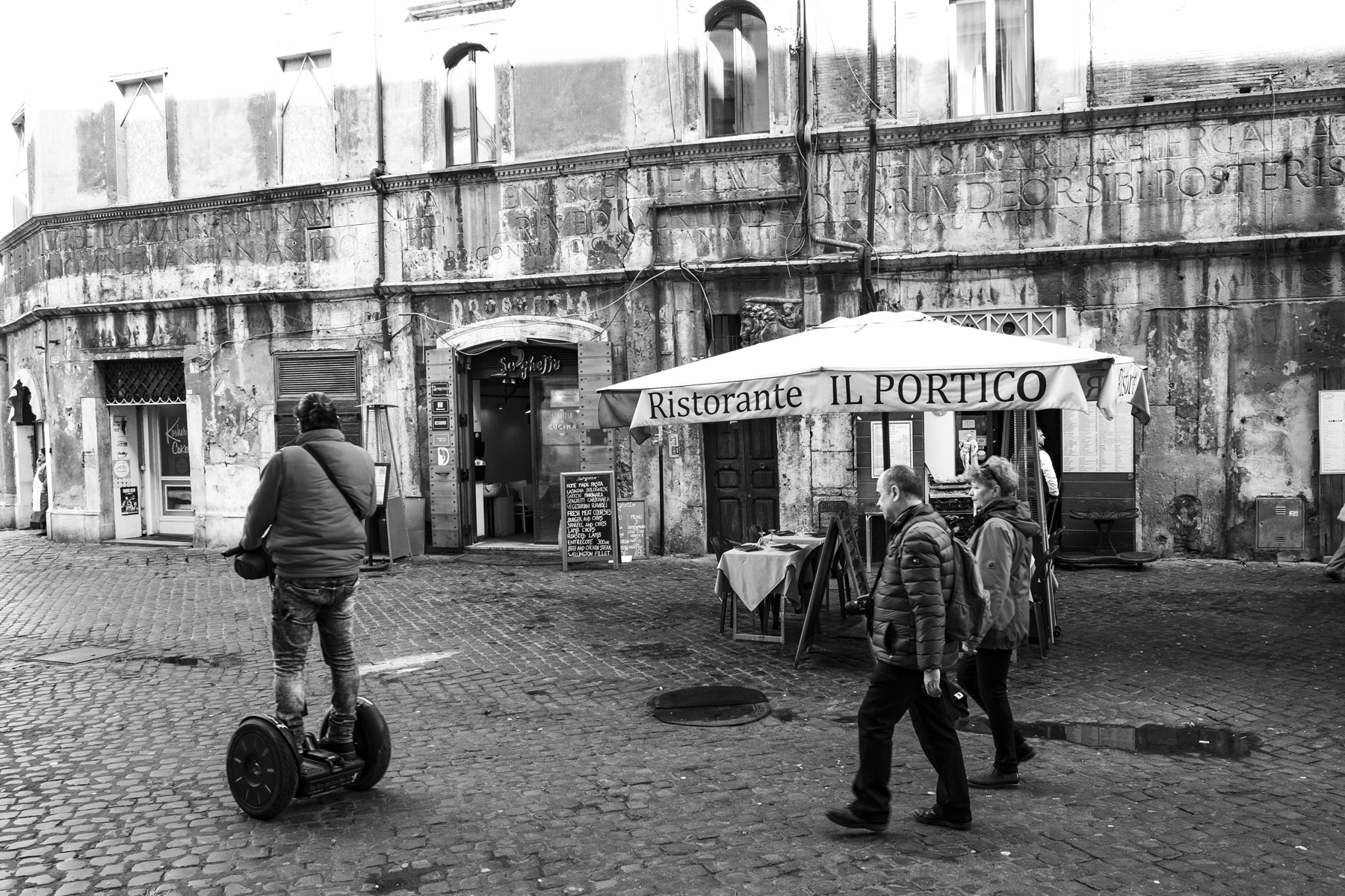 Walking through Rome