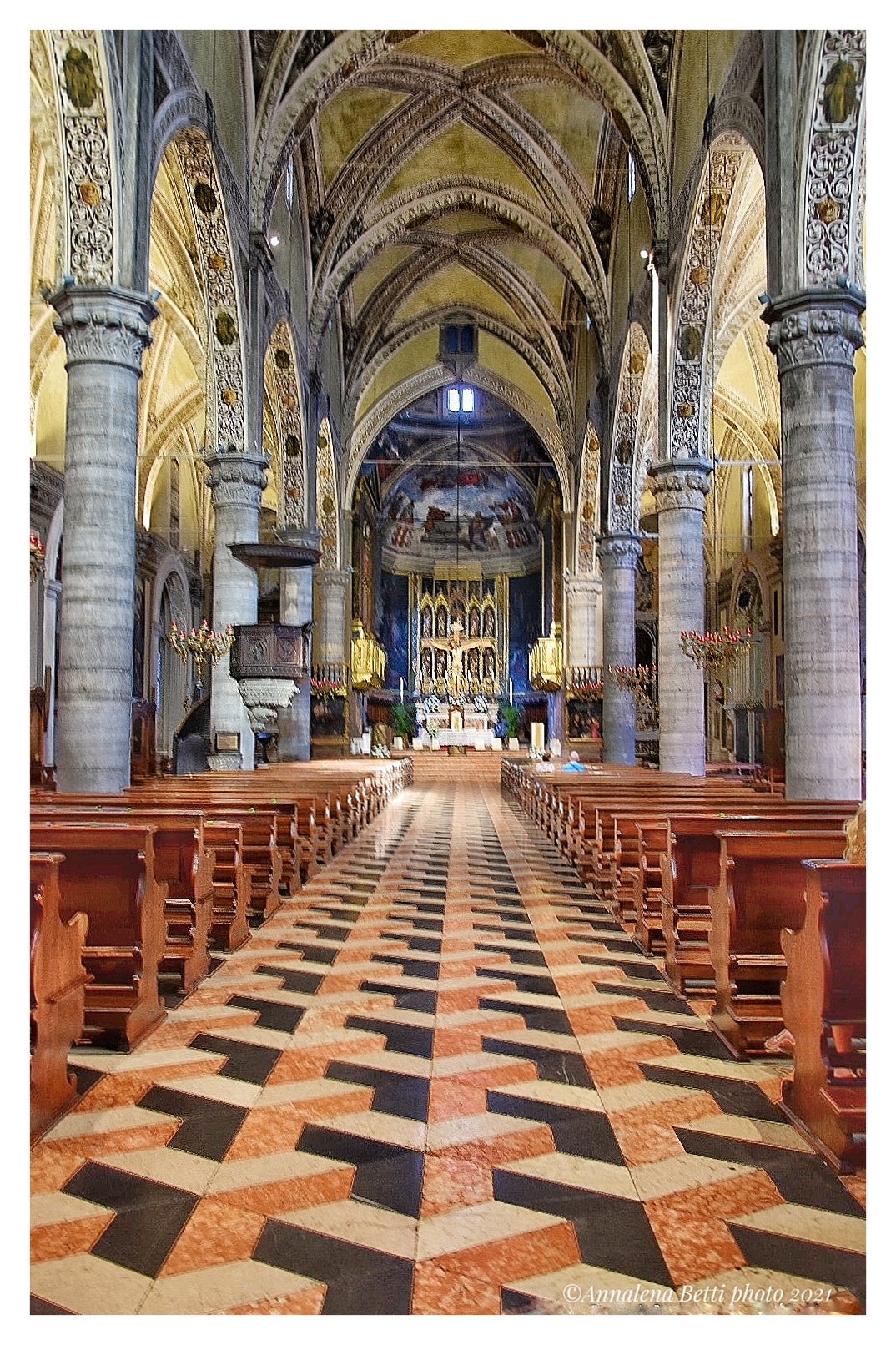 Interior of the Cathedral of Salò
