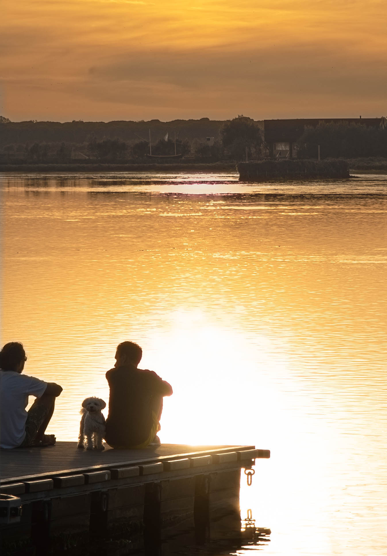 waiting for the sunset