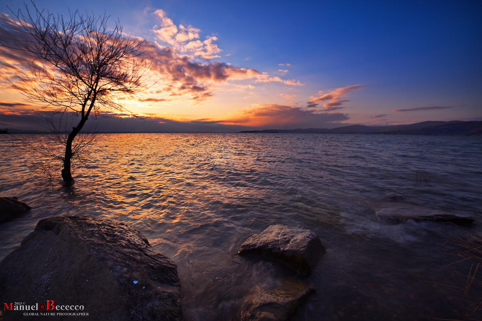 A moment before sunset