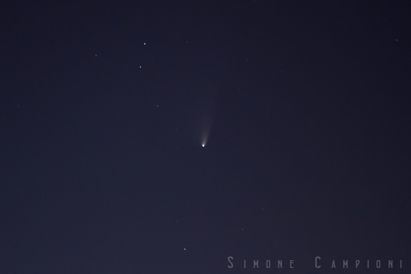The comet Panstarrs