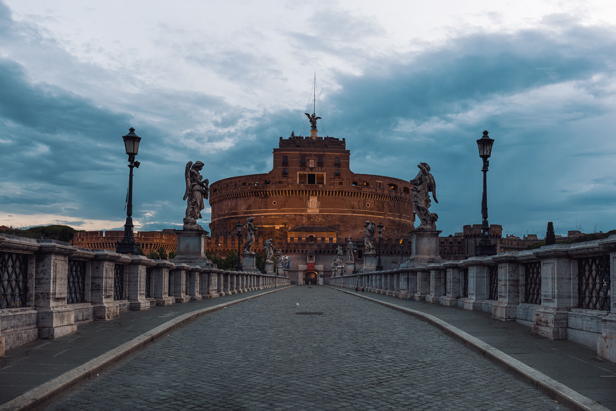 The fortress on the Tiber
