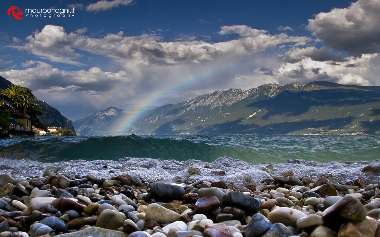 Waves on Lake Garda