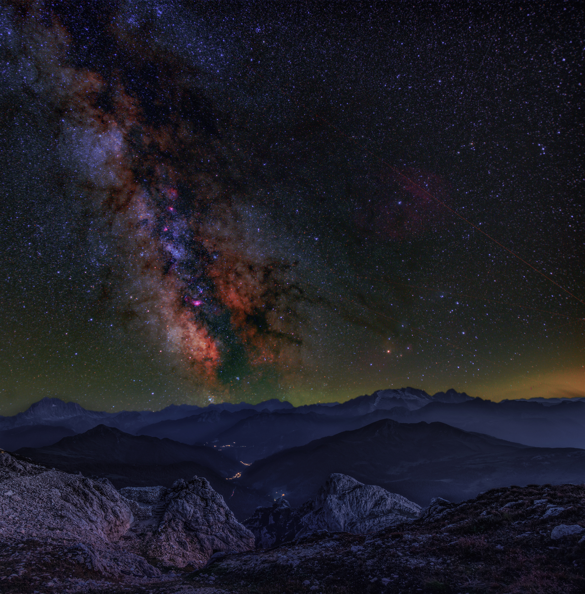 Via Lattea dal Rifugio Lagazuoi
