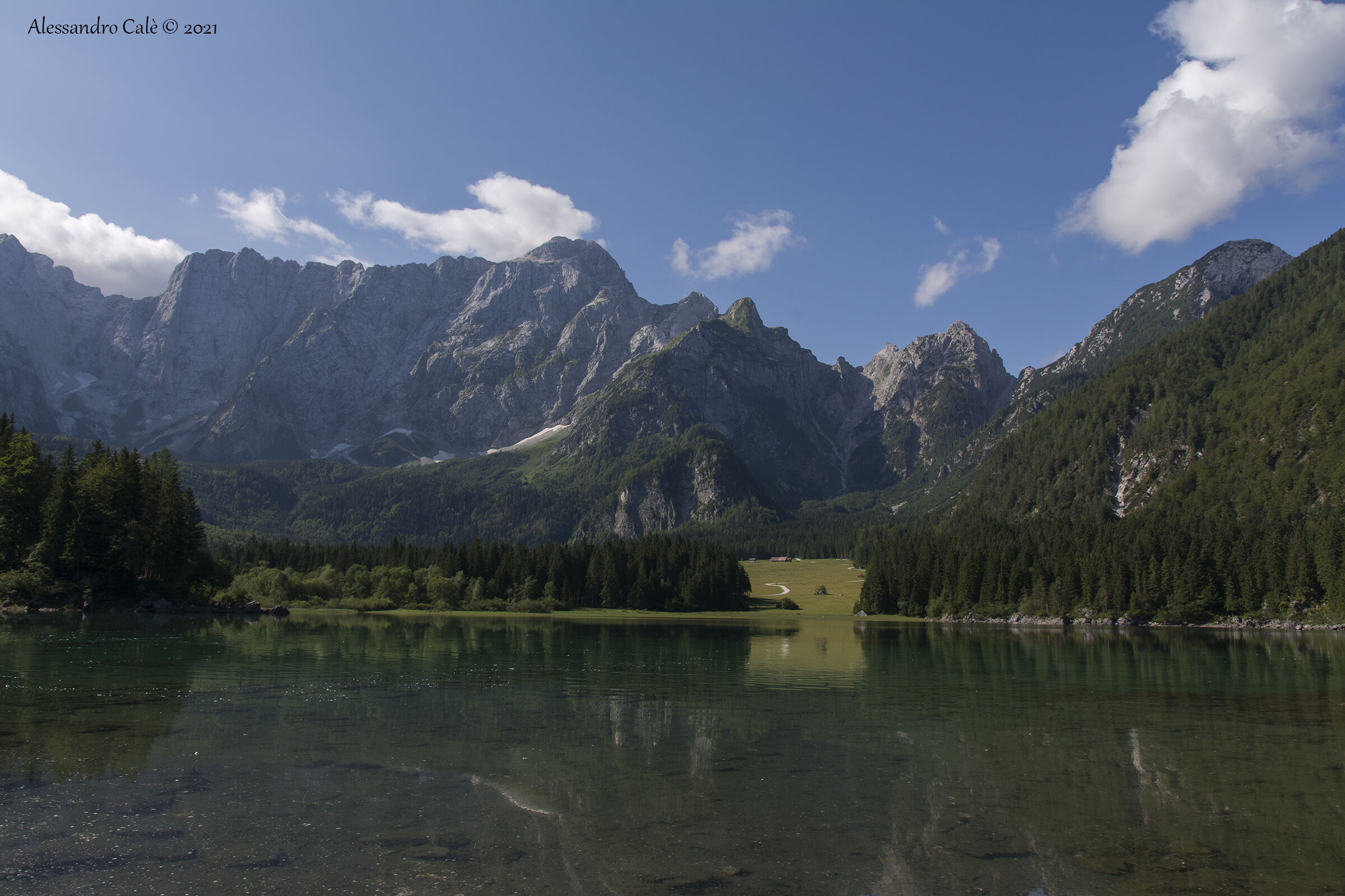 Laghi di Fusine lago superiore 4684