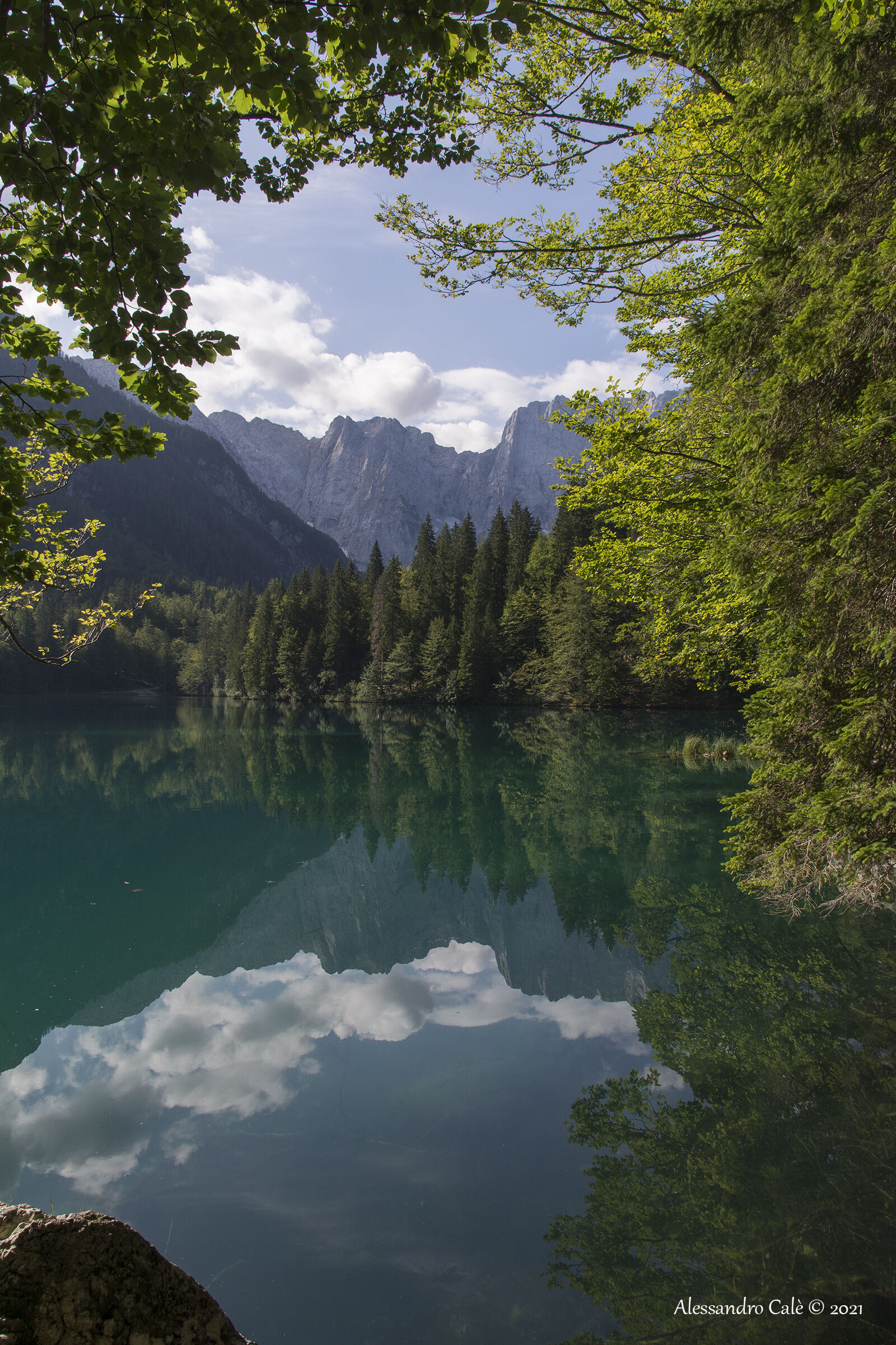 Laghi di Fusine lago inferiore 4655