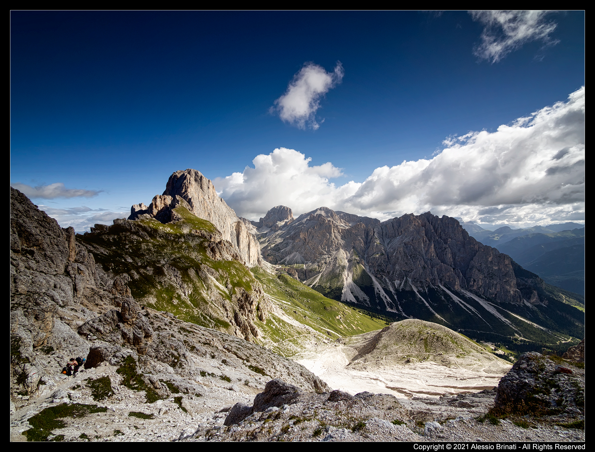 In the heart of the catinaccio