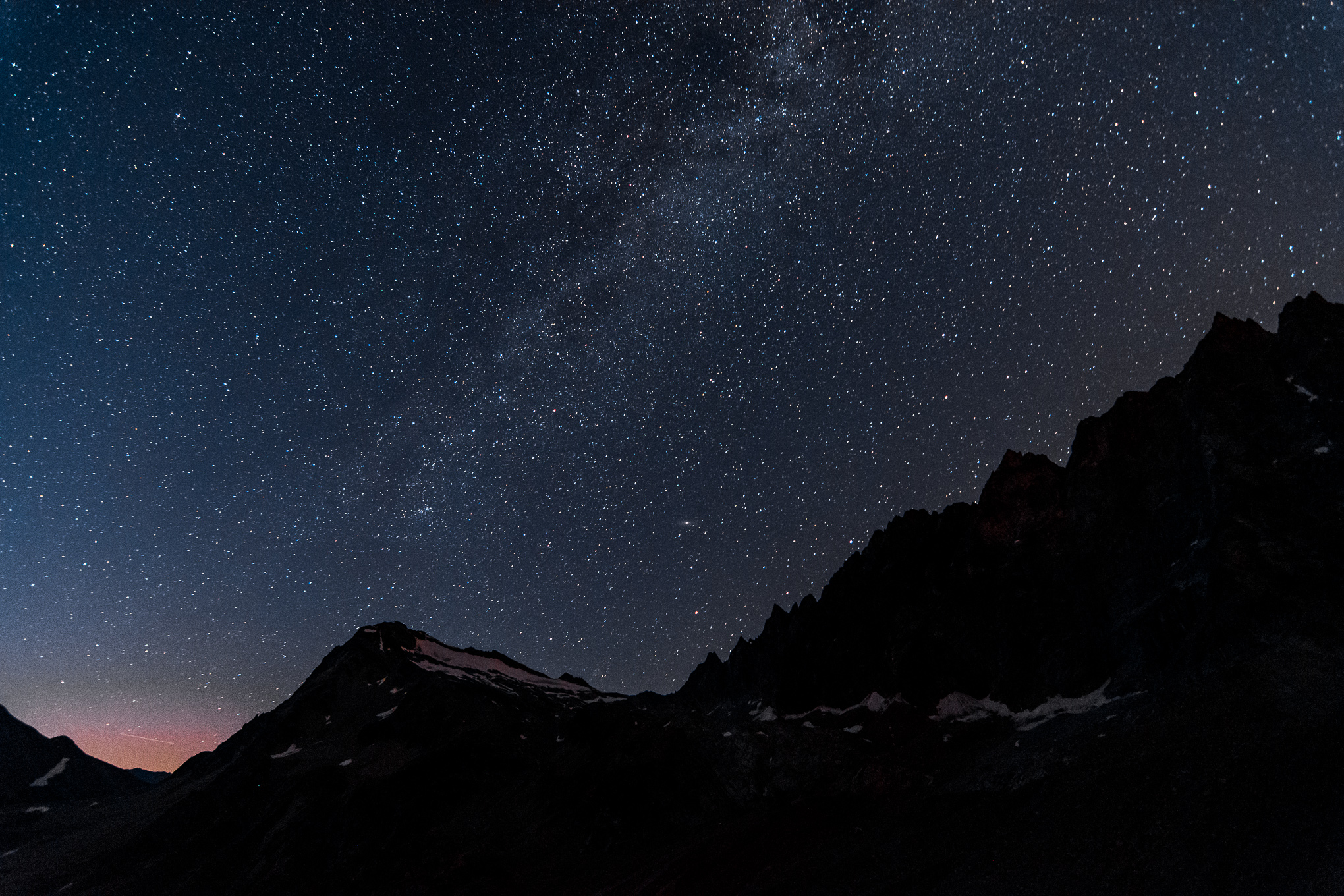 Le Grand Combin de nuit