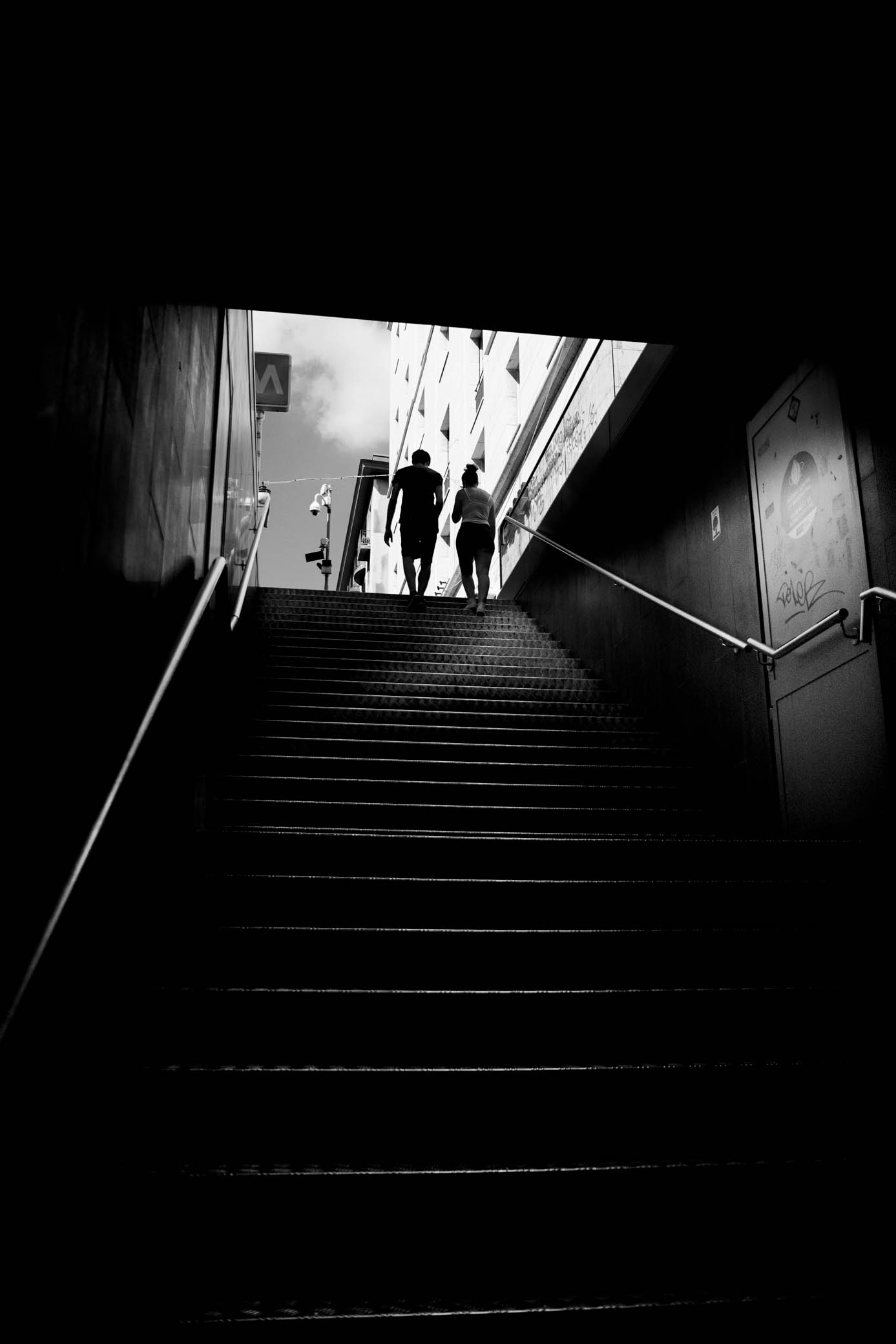 Between earth and sky.