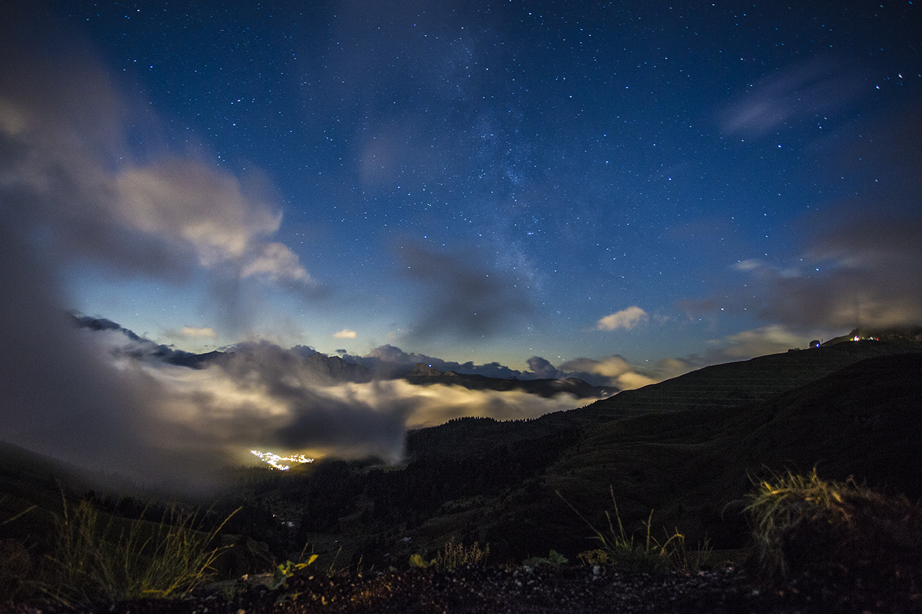 Canazei by night