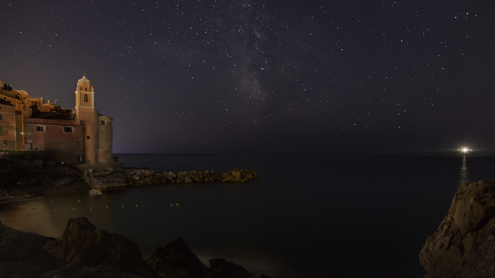 Via lattea su tellaro