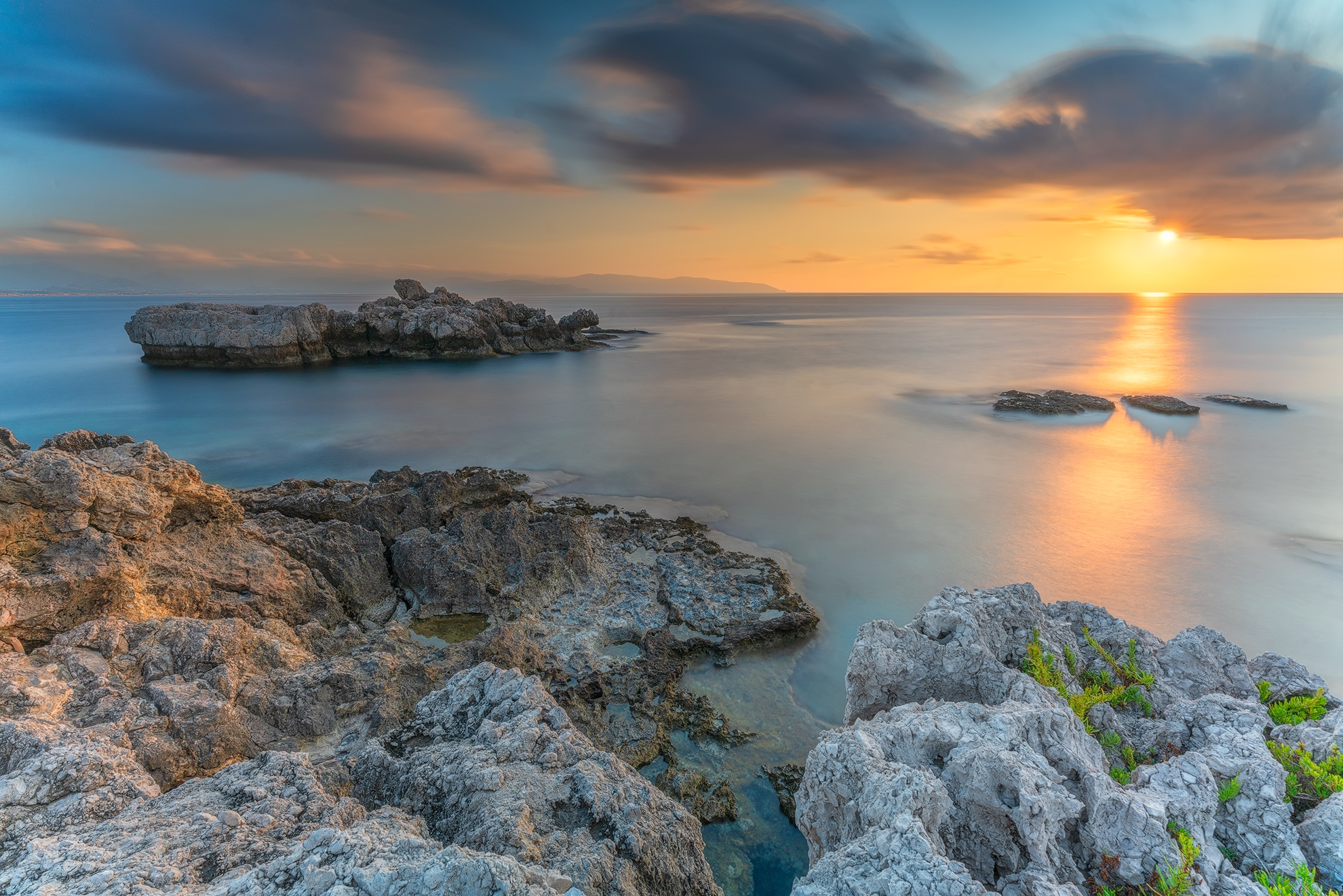 Capo Milazzo al tramonto
