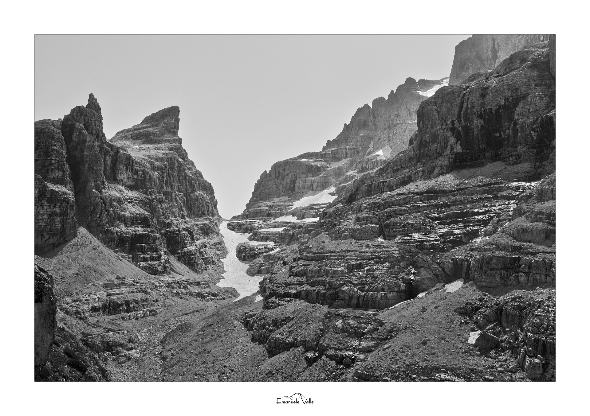 Ghiacciaio di Tuckett, Dolomiti di Brenta