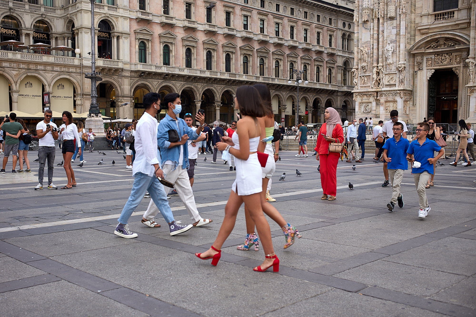 Milan,Piazza el Duomo