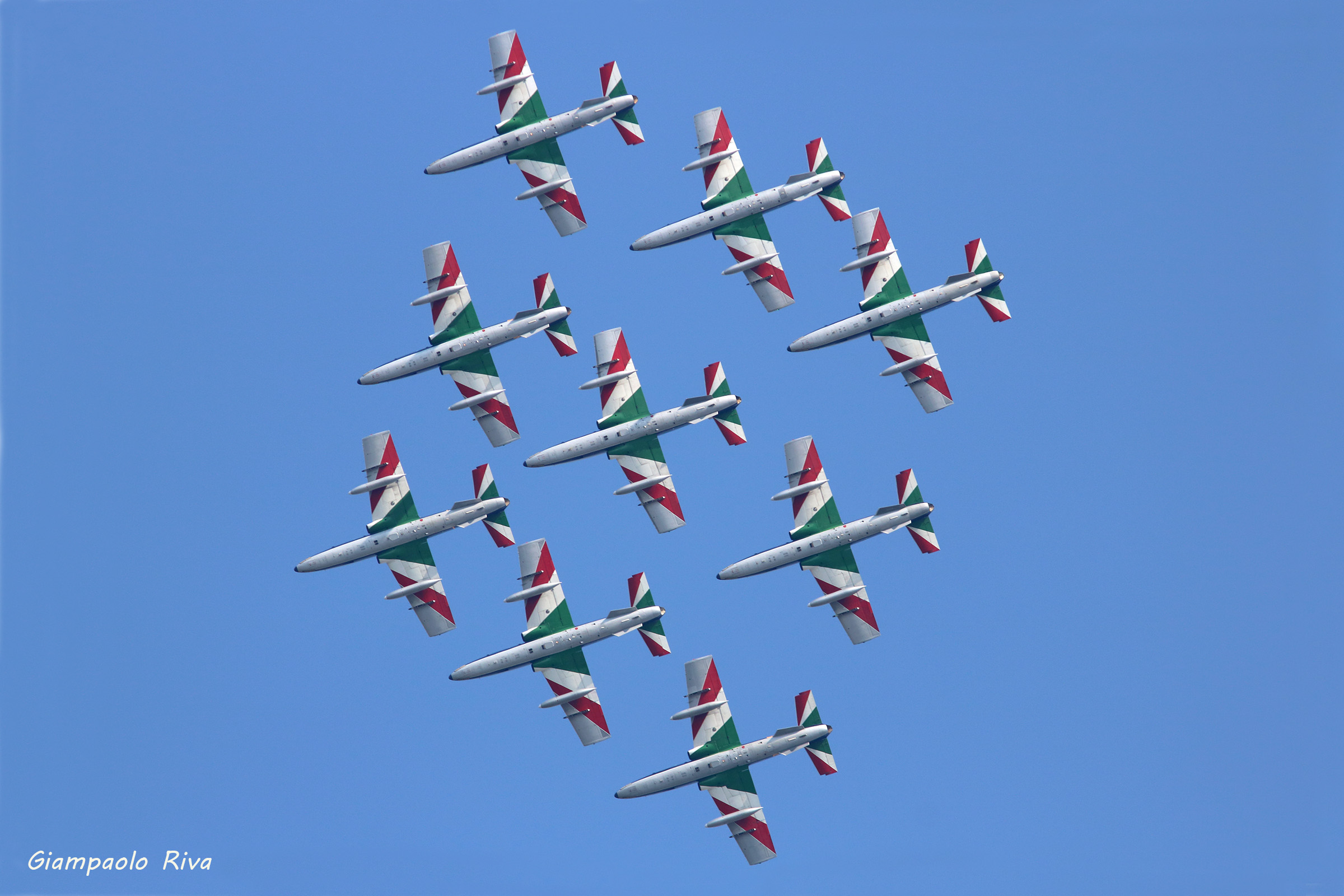 The frecce tricolori at Monza Gp F1