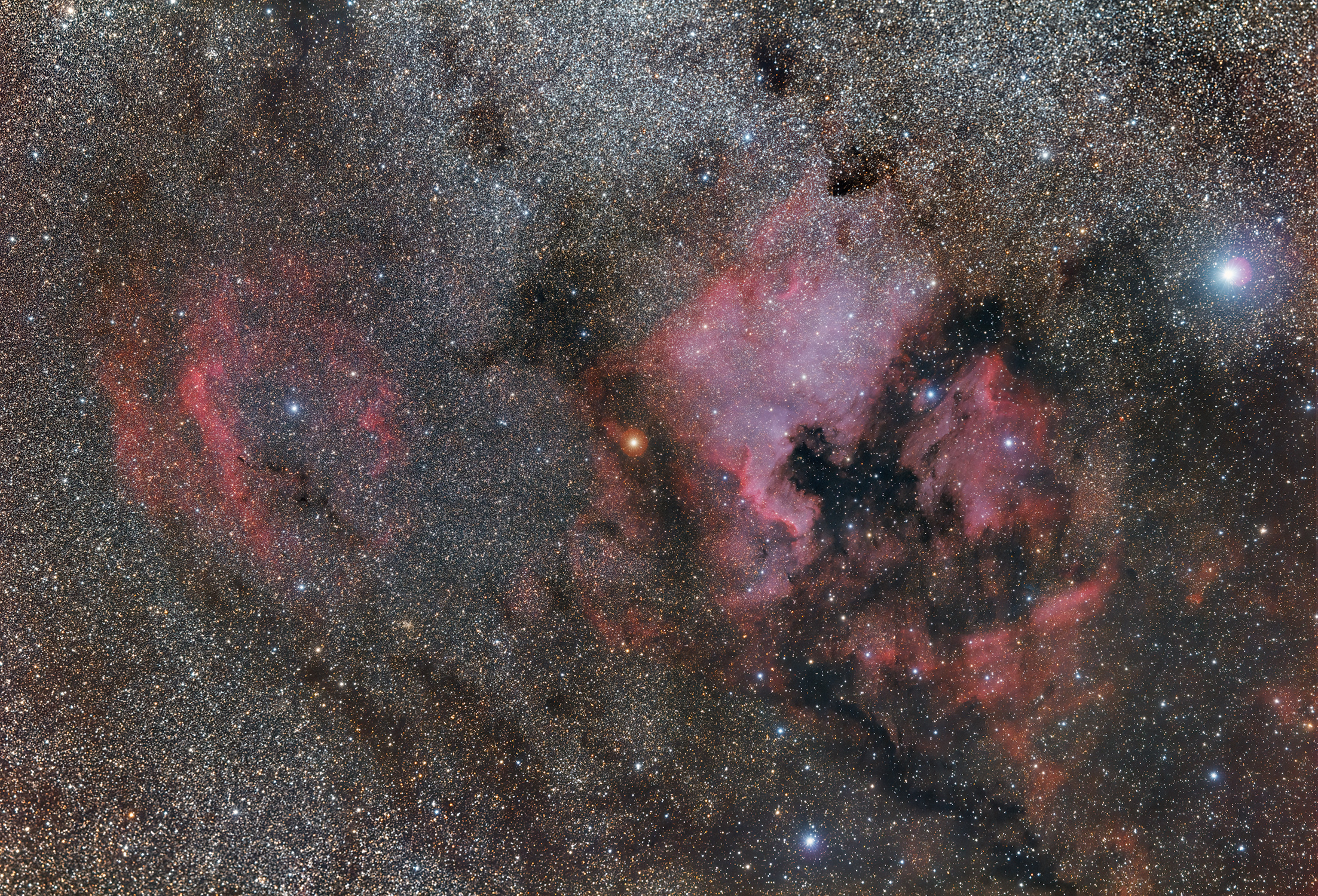 Sh2-119, NGC7000 and IC5070