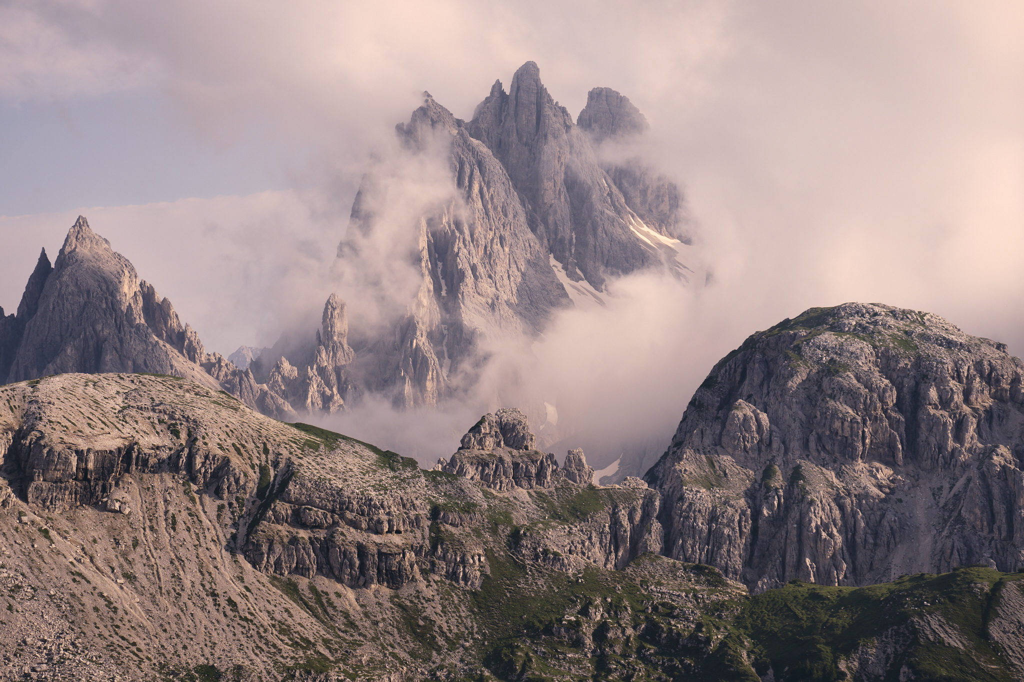 Vista da rifugio auronzo