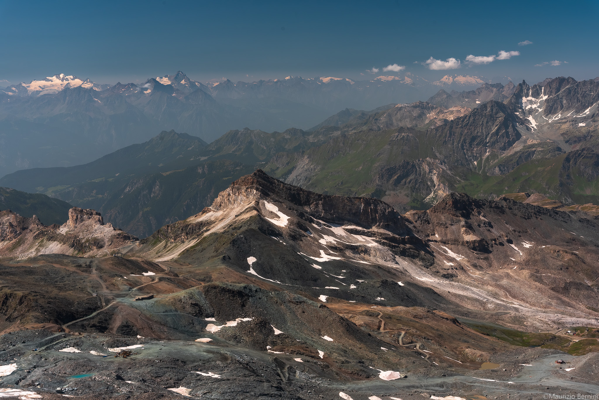 View from plateau Rosa