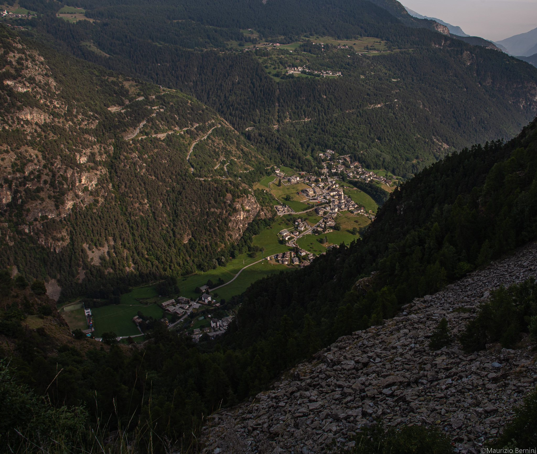 Trail view over Torgnon
