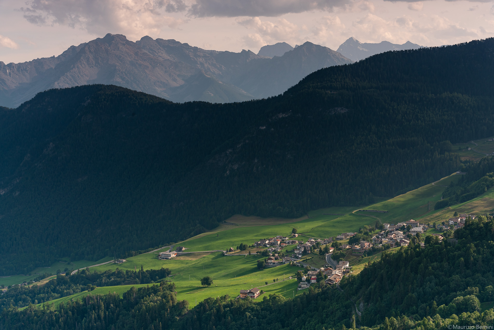 Trail view over Torgnon