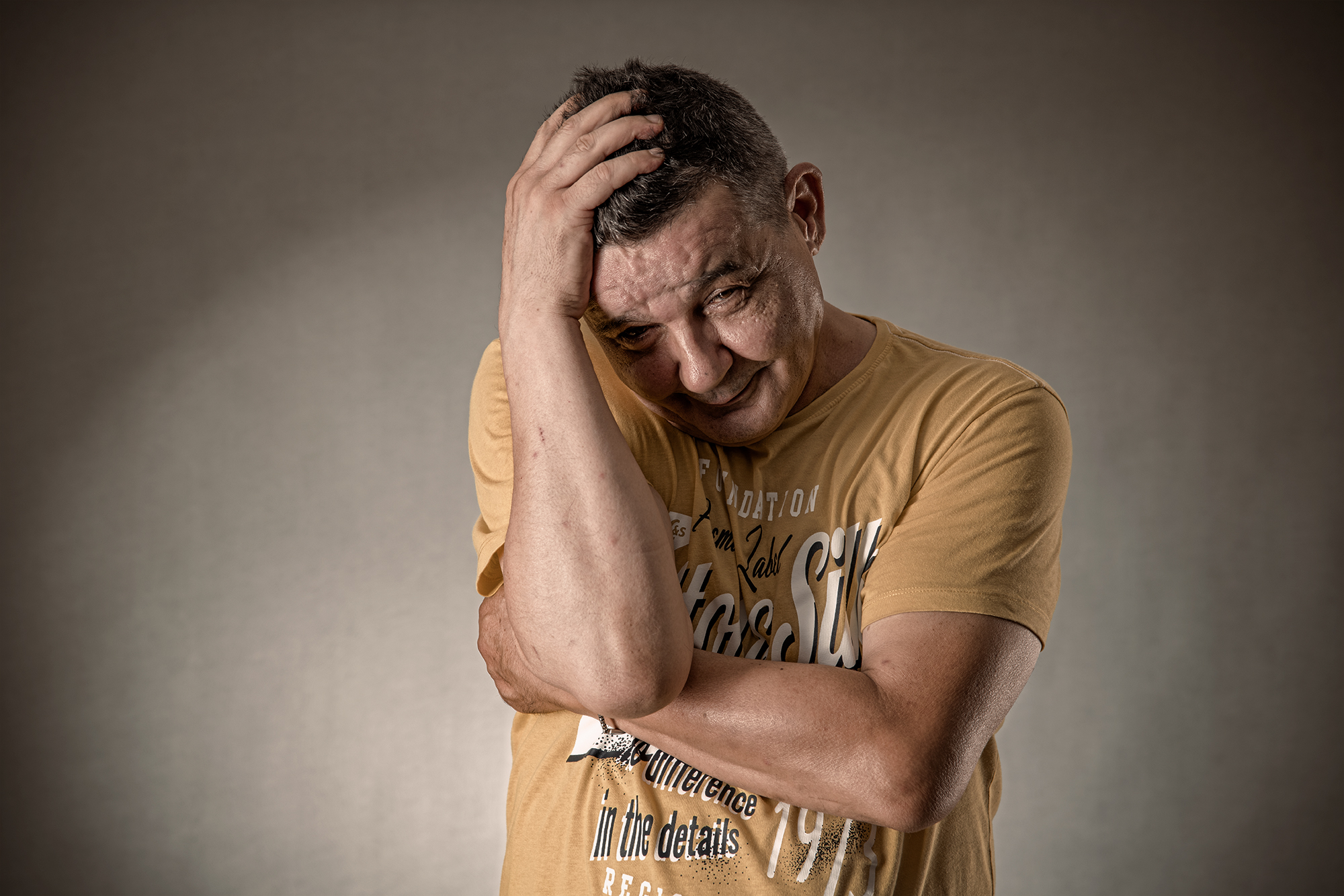 think about something