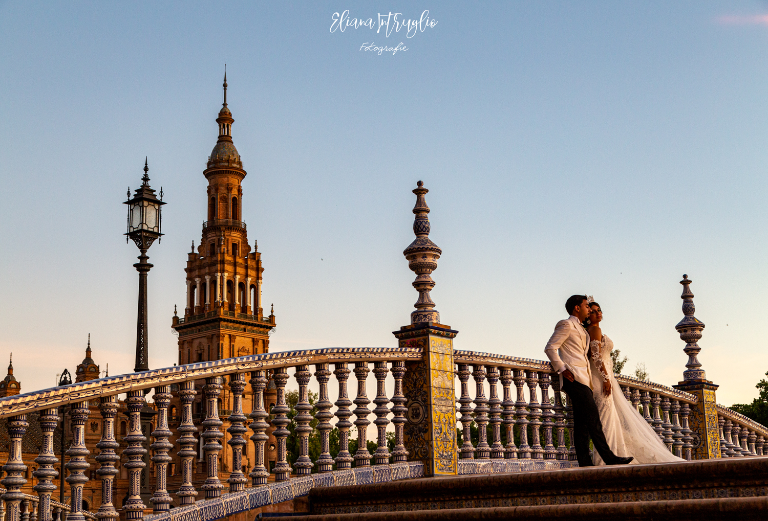 The newlyweds in Seville