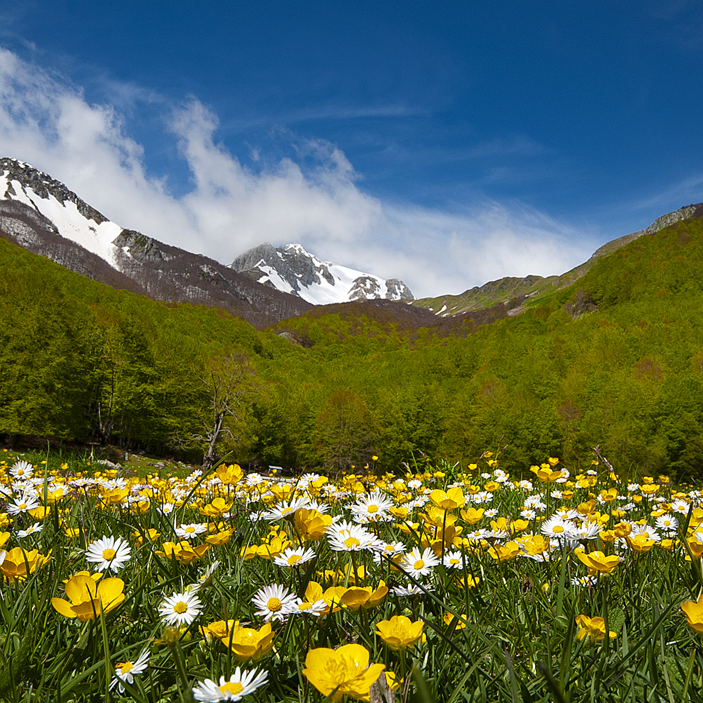 Vallefiorita (1400 asl) and the Mainarde - Pizzone Molise
