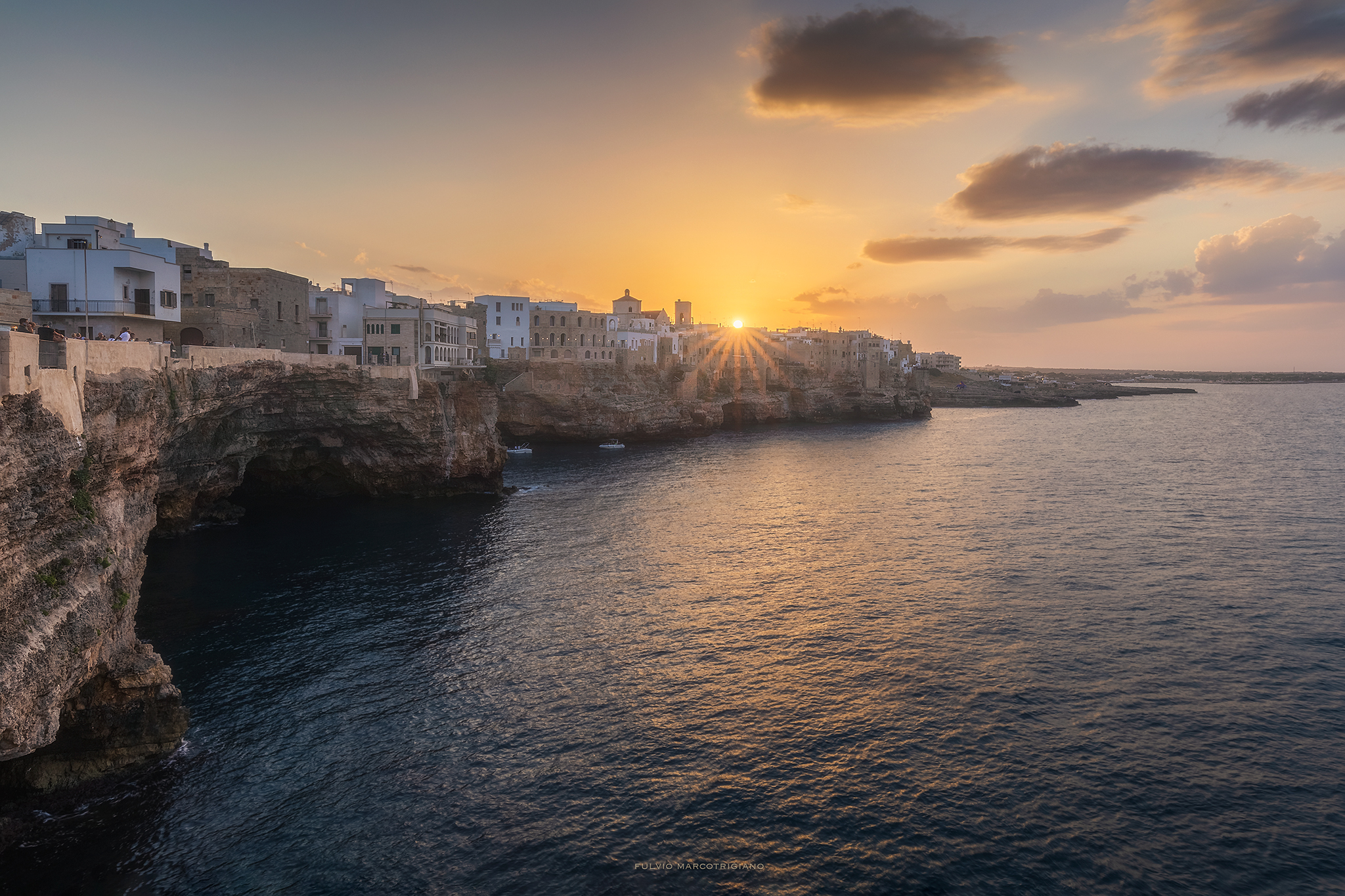 Sunset in Polignano