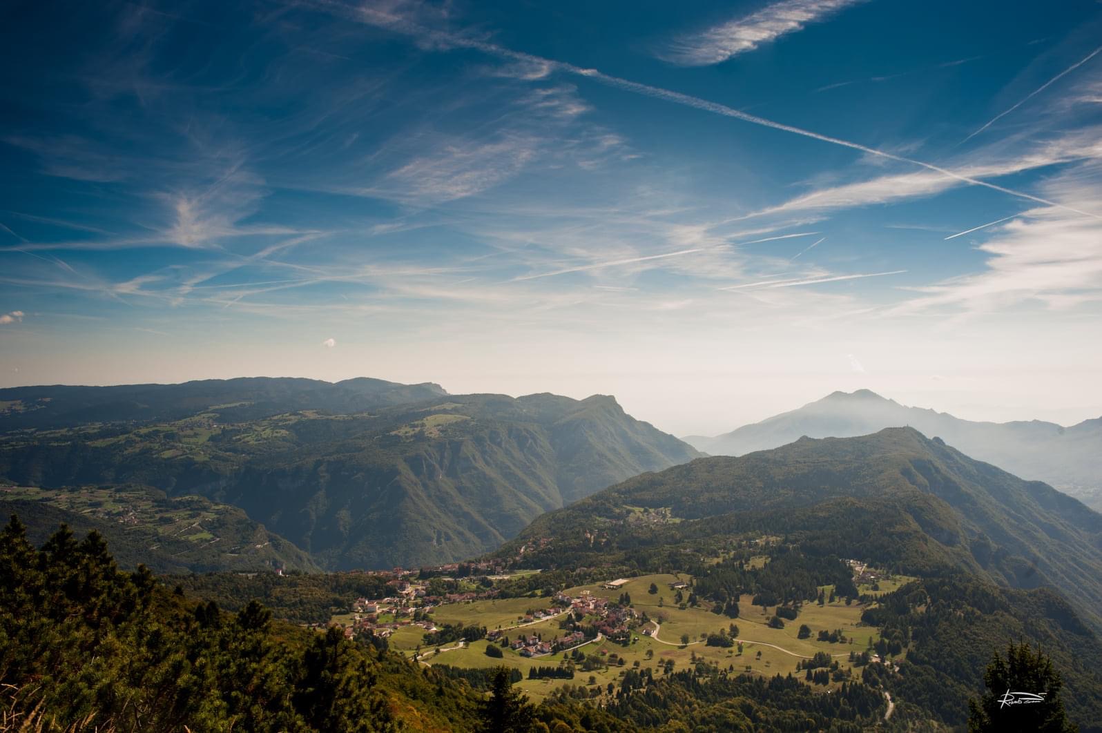 Il piccolo paese di Tonezza del Cimone