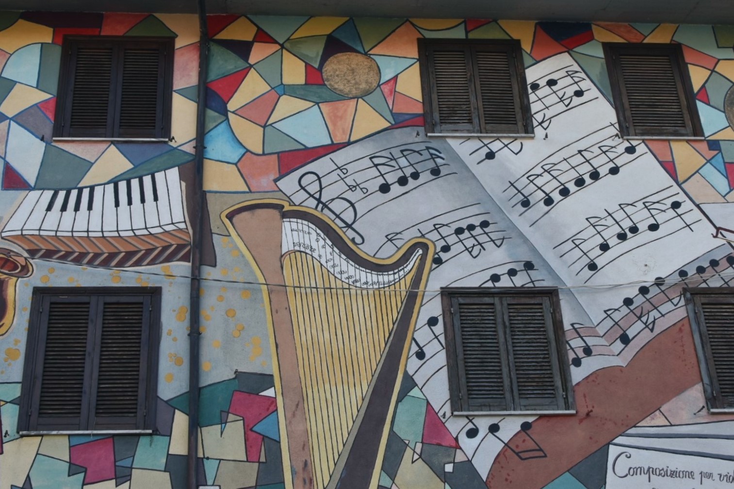 Detail of the composition