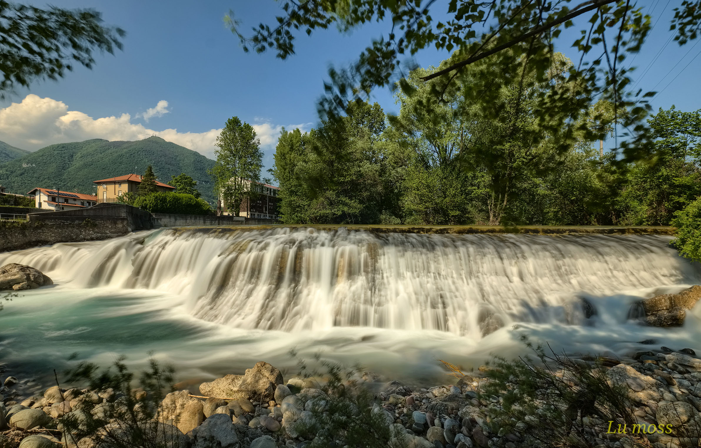 Il uno dei salti del fiume Serio.