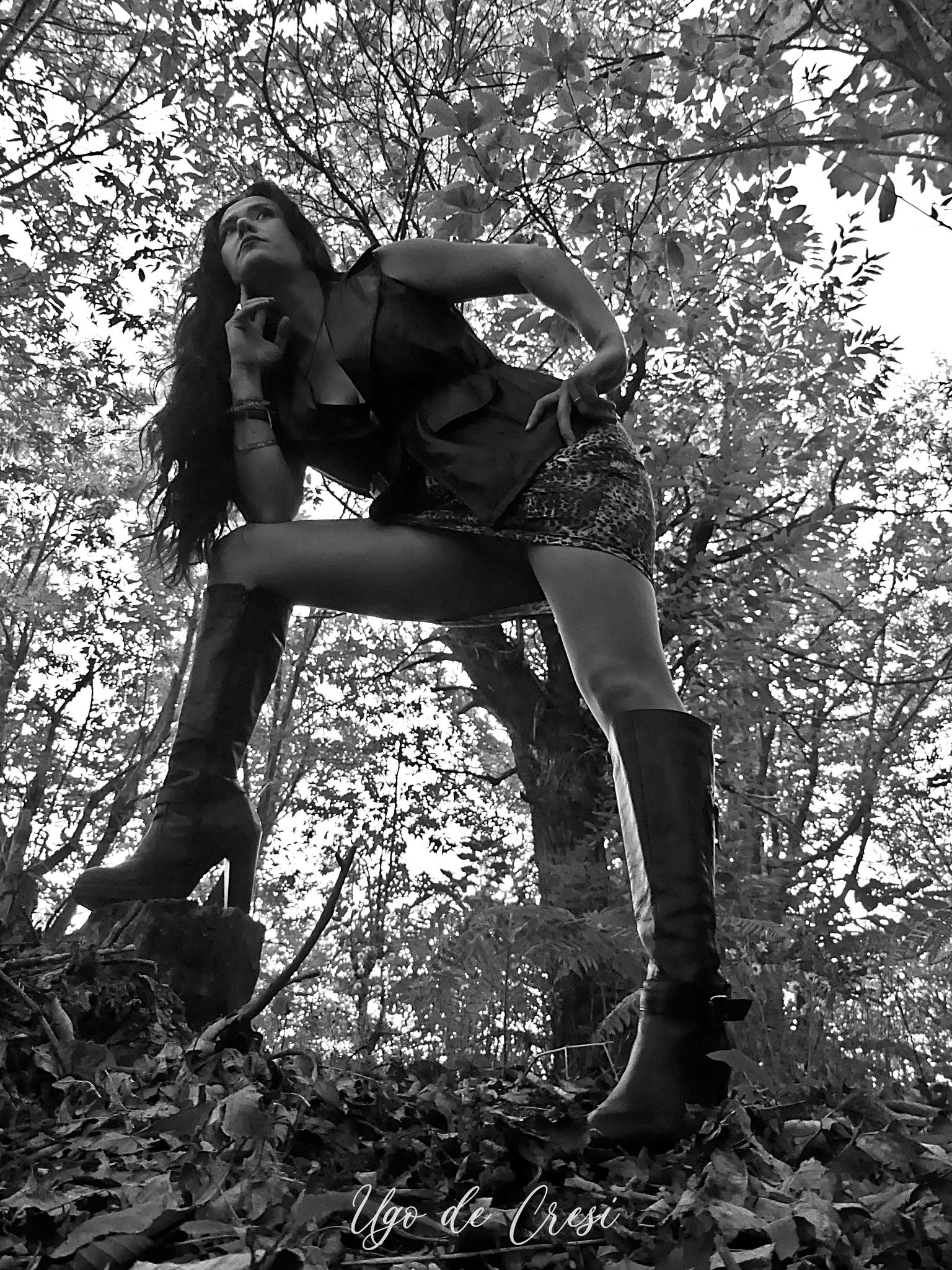 Pose boschive con Nadia