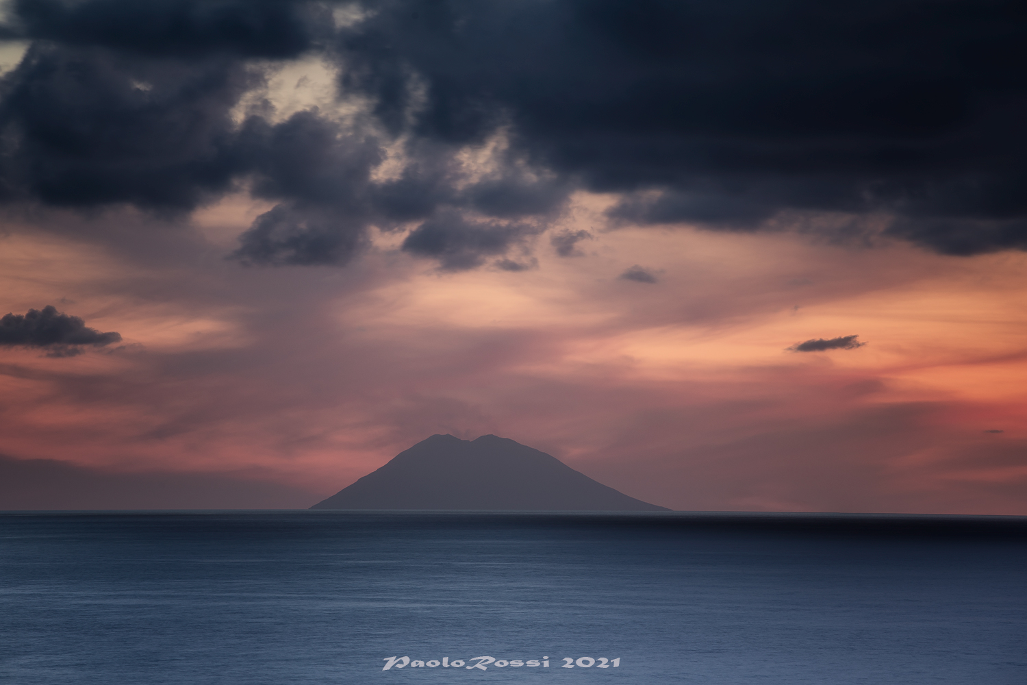 Stromboli al tramonto...