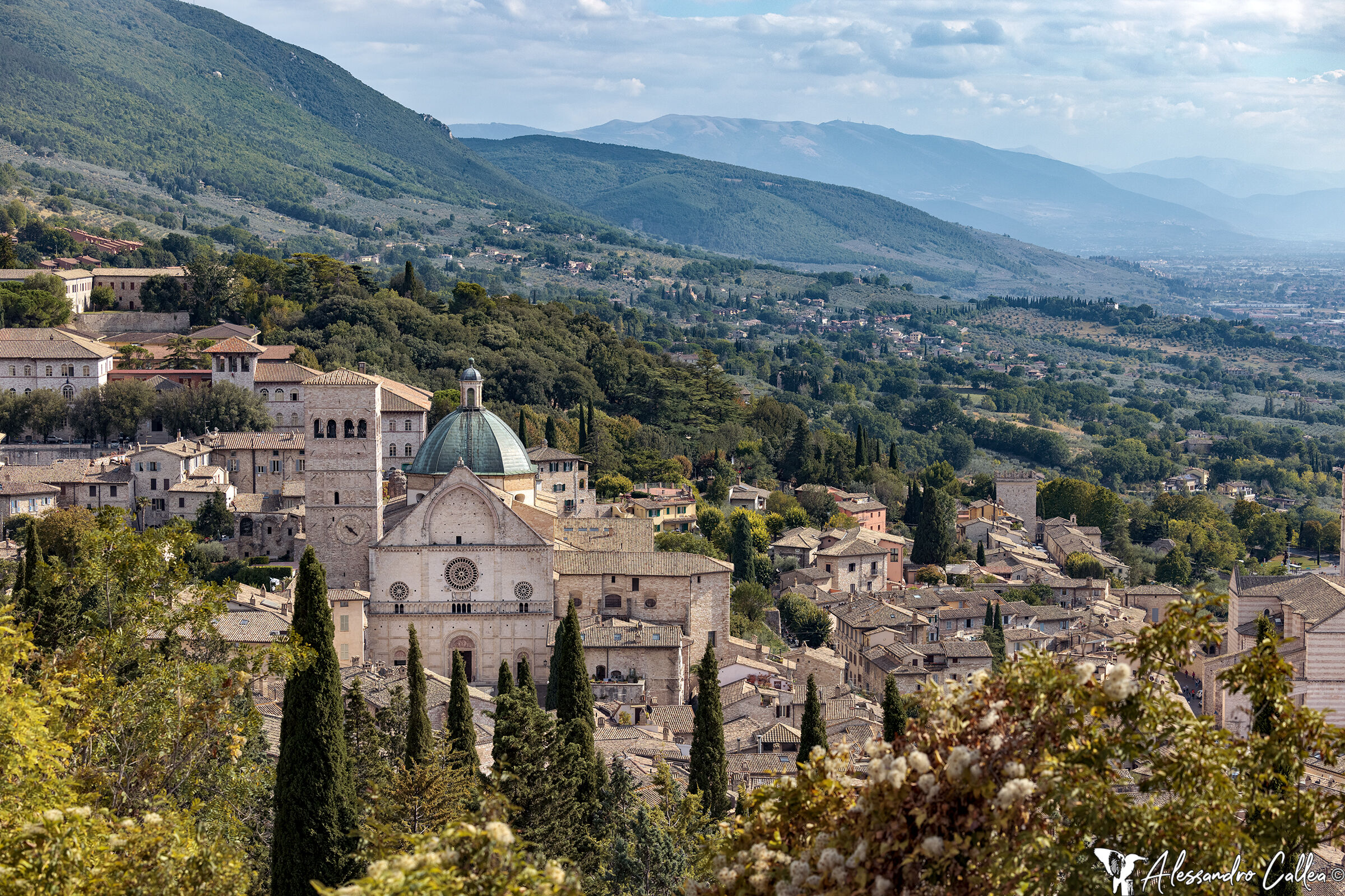 View of the Cathedral of S. Rufino da Rocca Maggiore