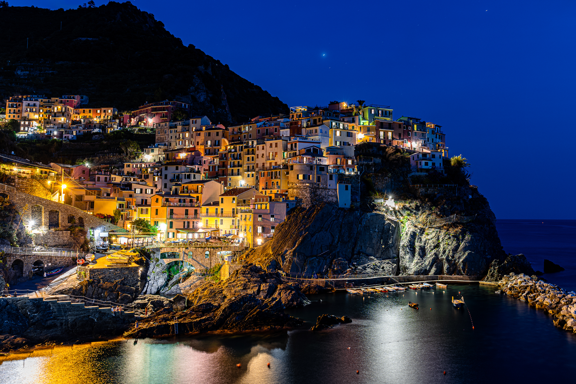 Manarola by night