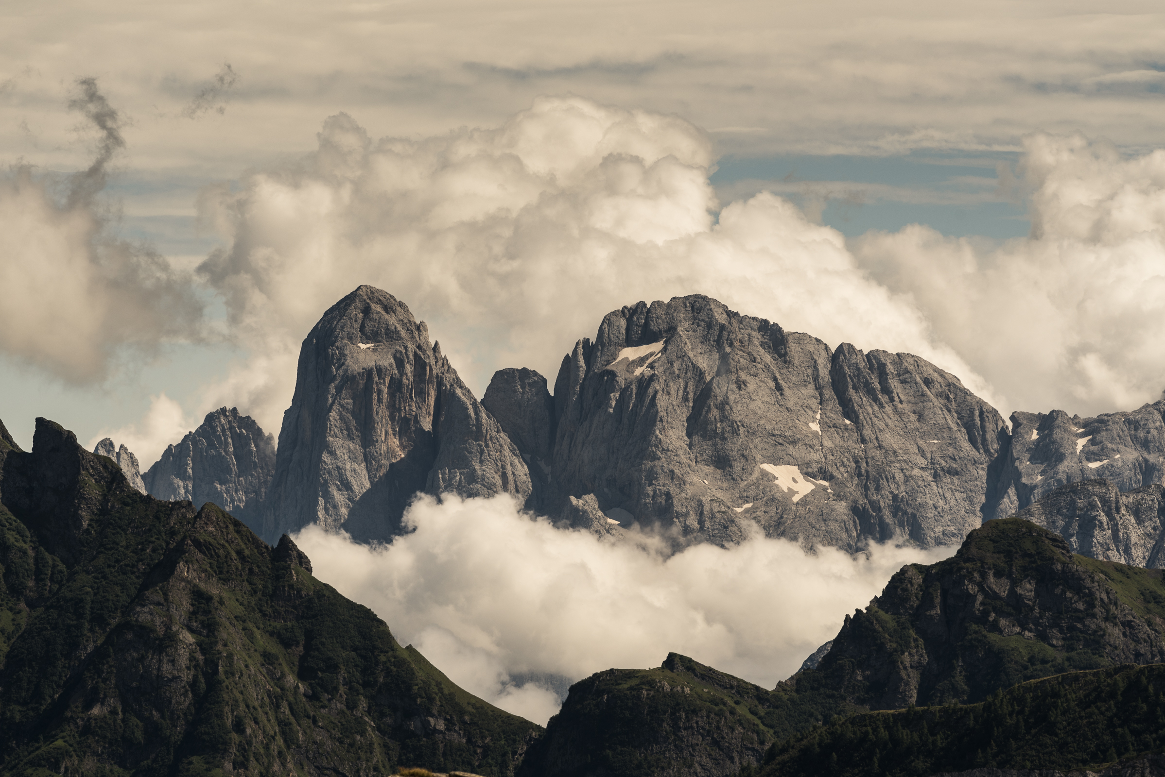 Agner, dal rifugio Laresei . Dolomiti venete