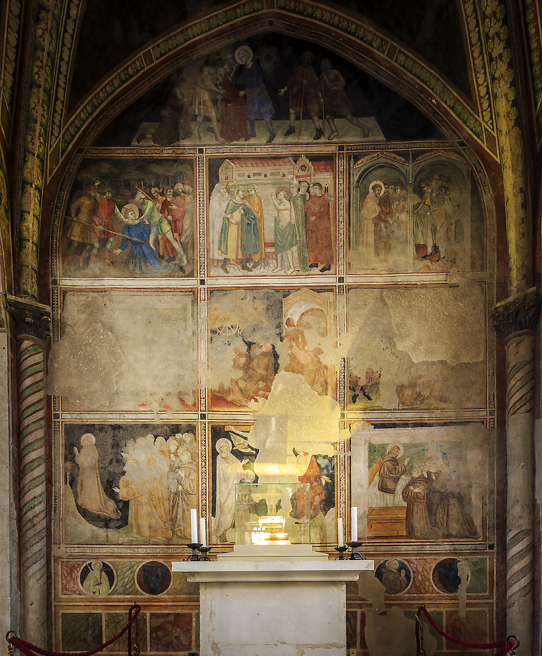 cappella giottesca di Castelvecchio Subequo 3