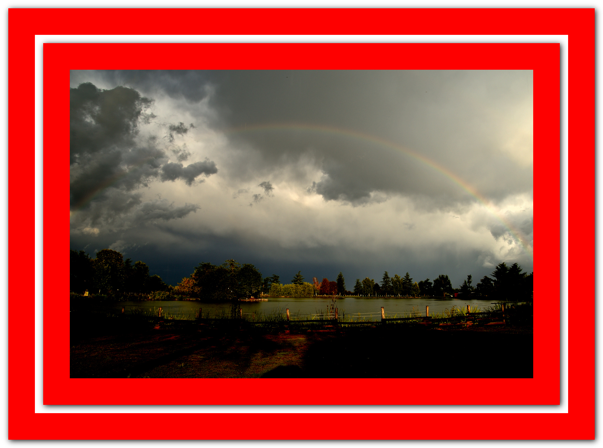 Osservando l'arcobaleno