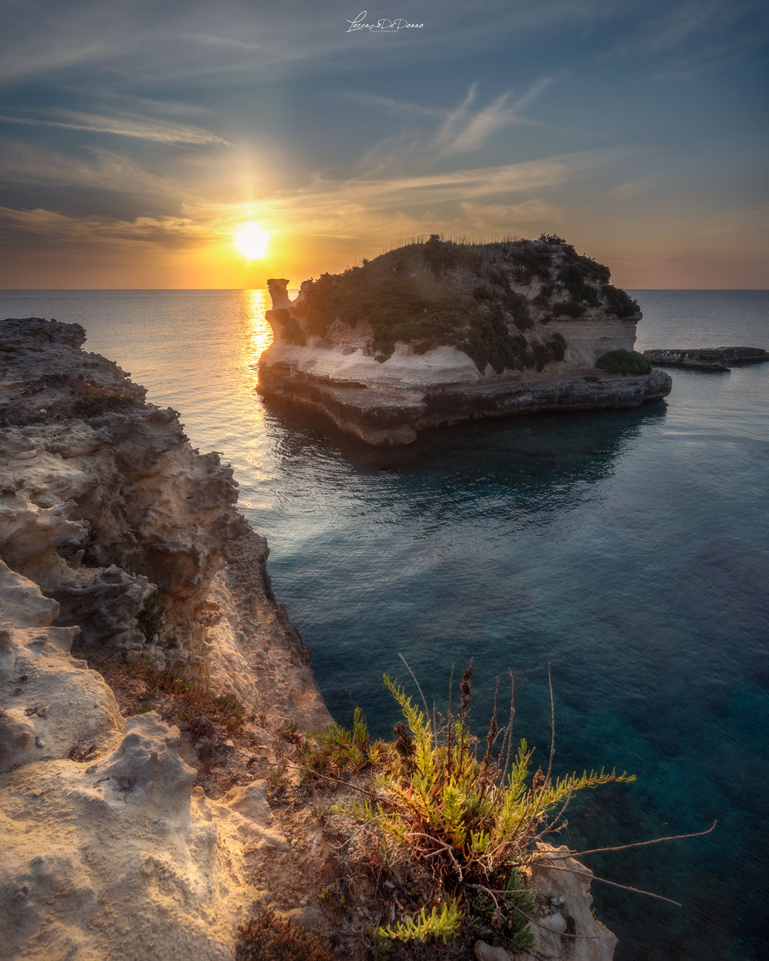 The lonely rock...