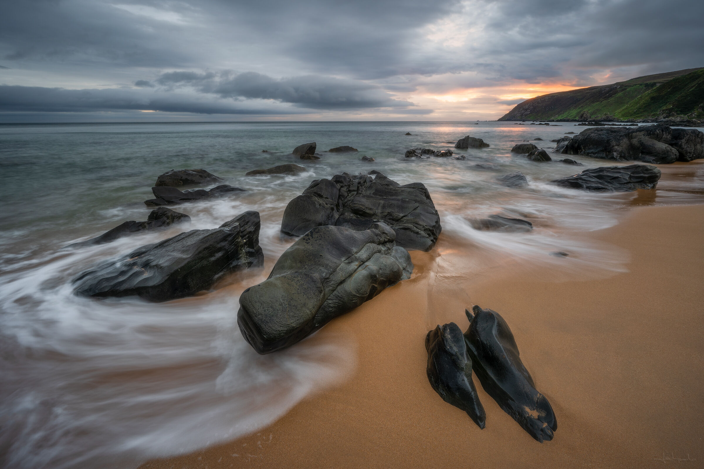 Last shot of Kinnagoe Bay