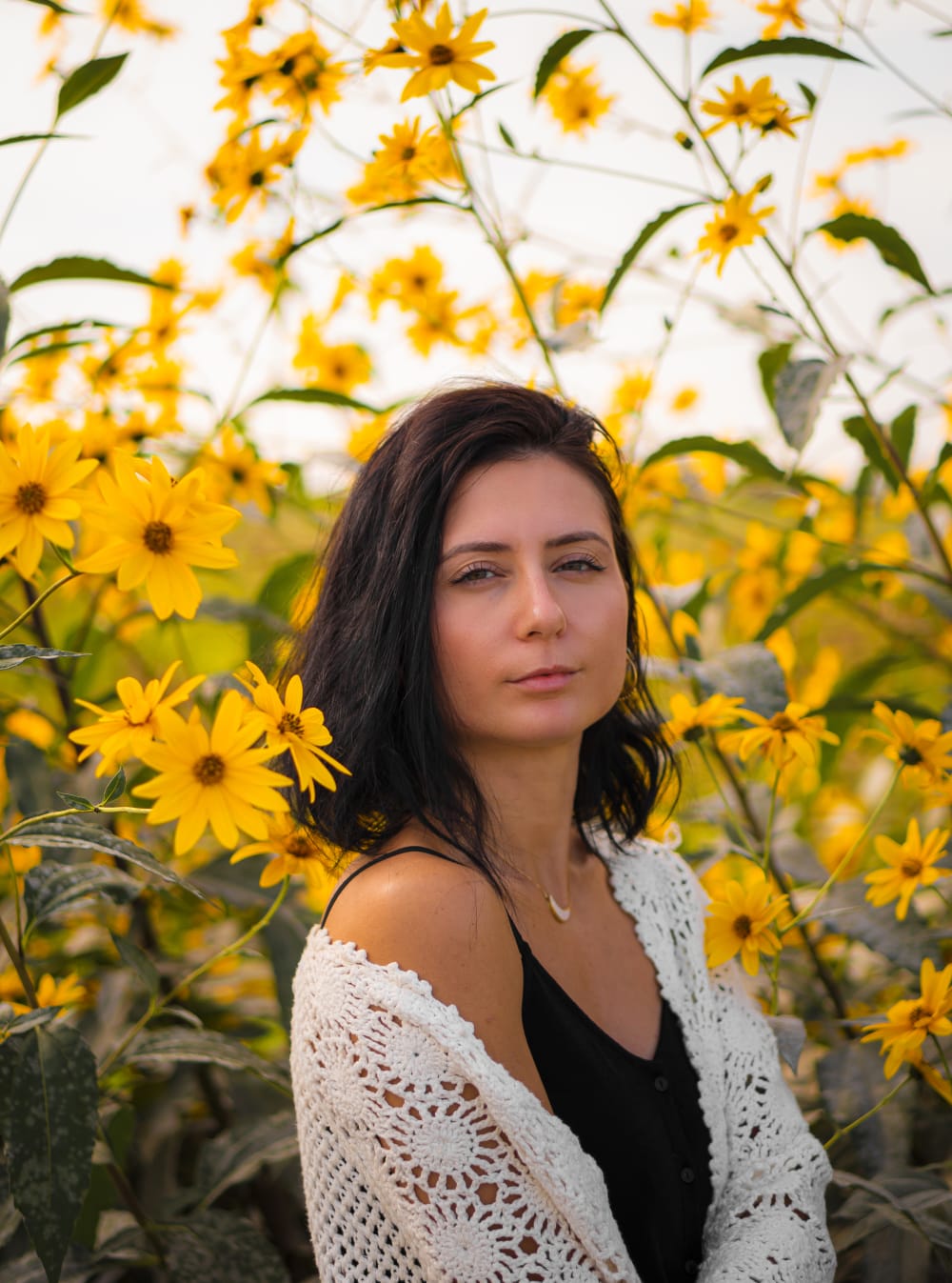 Into the september flowers