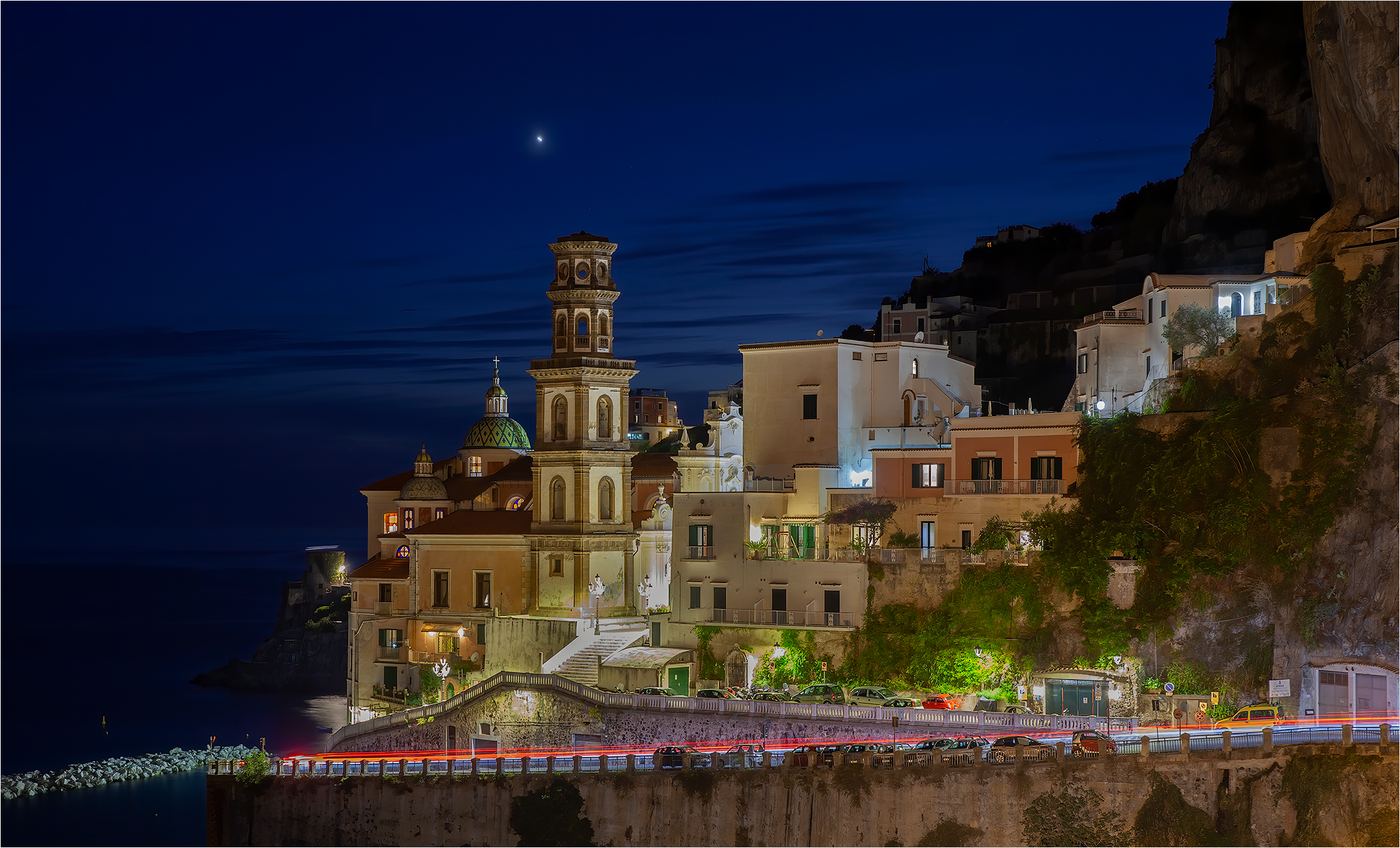 Atrani con la stella di venere 16-10-2021