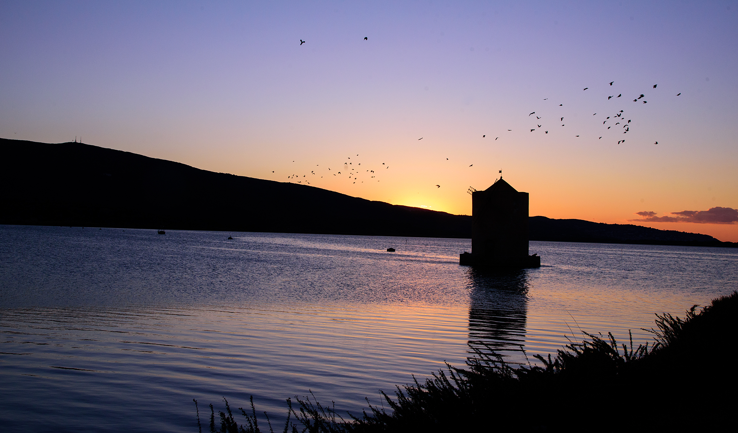 Tramonto in laguna  (ottobre 2021)