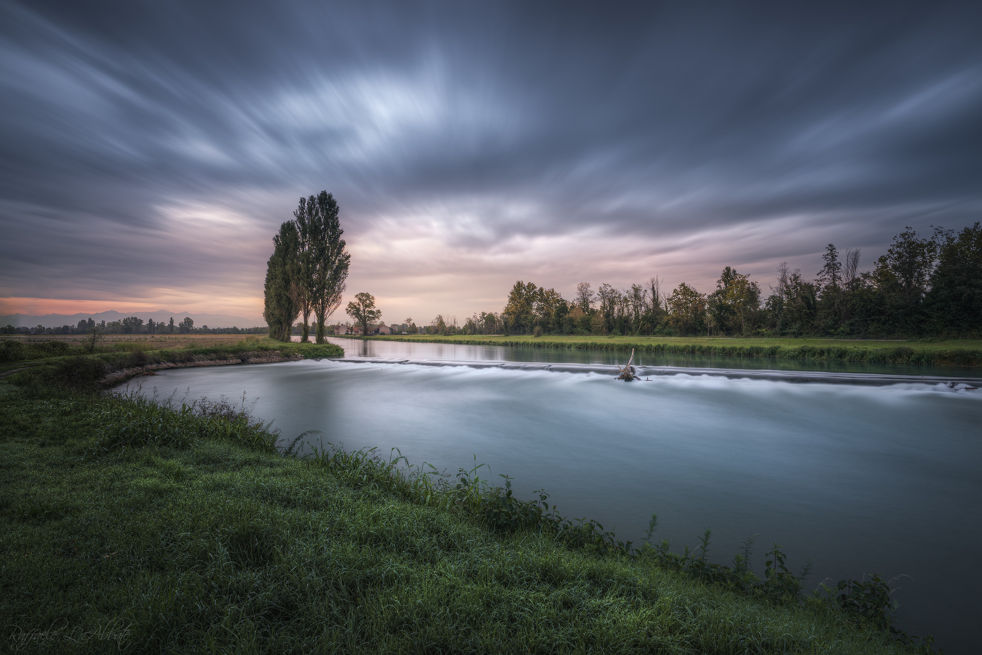 Alba sul Canale della Muzza